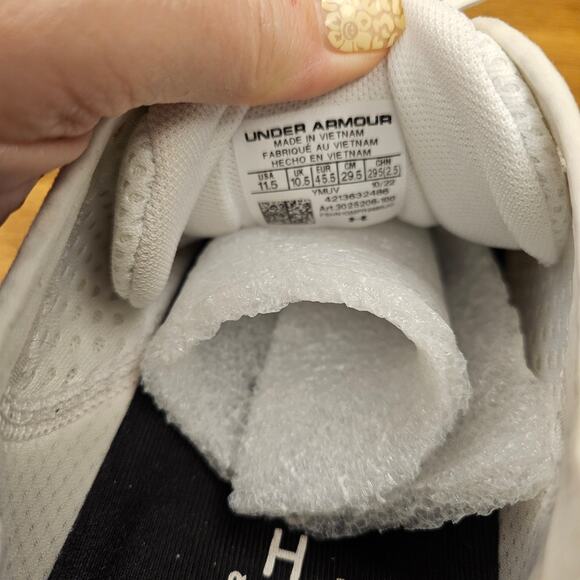 Under Armour hovr sonic 4 cn 'white' Mens Sneakers size 11.5 3025206-100 - Picture 9 of 9